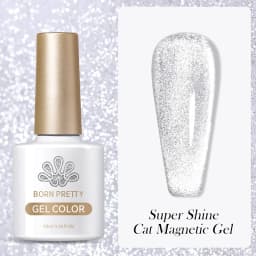 BORN PRETTY 10ml Auroras Glitter Cat Magnetic Gel Nail Polish Jelly Glass Bead Semi Permanent Soak Off UV LED Varnish Manicure