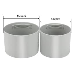 13cm 15cm Portable Air Conditioner Exhaust Pipe Hose Interface Connector Parts