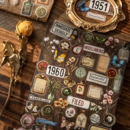 Journal GO 50pcs Vintage Collage Stickers Historical Creative Decorative Stickers for Scrapbook Junk Journal Collage DIY Crafts