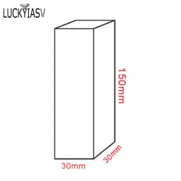 Acrylic Plexiglass Square Stamping Transparent Block Cosmetics Display Stand Photography Props Dolls Perfume Ring Jewelry Holder