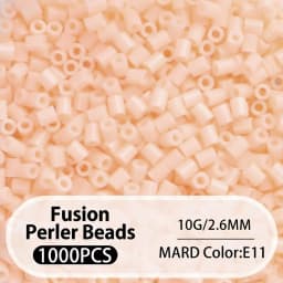 2.6mm Bulk Pink Color Series Perler Beads Refill Pack - 1000/5000pcs Fusible DIY Art Craft Fuse Beads for Mosaic Puzzle Kits