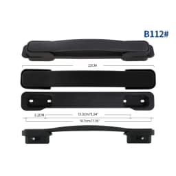 1PC Suitcase Luggage Plastic Spare Strap Flexible Handle Grip Replacement for Travel Replacement Luggage