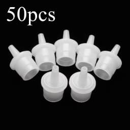 20Pcs Eyelash Glue Bottle Plug Adhesive Cup Nozzle Adhesive Holder Stopper Individual Eyelashes False Lash Extension Tools