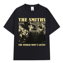The Smiths The Queen Is Dead T Shirt 1980's Indie, Morrissey Oversized T-shirt Vintage Punk Rock Band T-shirts Streetwear Unisex