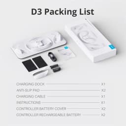 BOBOVR D3 Charging Dock For Quest 3 VR Accessories Wireless Charging Station Stand for Quest 3 Controller For B100 Fast Charging