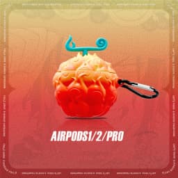 One Piece Devil Fruit For Airpods 4 Case 2024,Anime Silicone Protective Earphone Cover For Airpods Pro 2 Case/Airpods 3 2 1 Case
