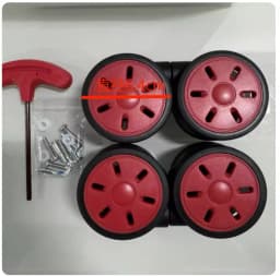 Luggage Wheel for Rimowa Suitcase Repair Replacement Load-bearing Wheels Special Trolley Case Silent Casters Luggage Accessories