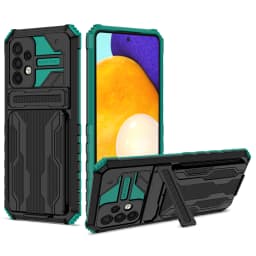Card Slot Armor Case For Samsung Galaxy S26 S25 Edge S24 S23 S22 S21 S20 FE Plus Ultra A52 A53 A54 A55 A56 Anti Shock Cover Case