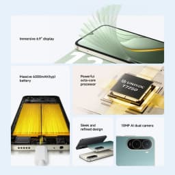 Xiaomi Poco C81 Pro 4g, 64Gb/4Gb, Global Version, Unisoc T7250 Processor, 6000Mah Battery