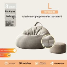 Lazy Sofa Bean Bag Single Person Can Lie Down and Sleep floor sofa muebles bean bag chair with filling