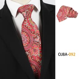 Lurury 8CM Mens Necktie Print Patterns Classic Ties For Man Groom Handfeel Polyester Floral Dot Business Wedding Accessories