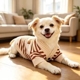 Dog Winter Sweater Knitted Warm Pet Clothes for Small Medium Dogs Chihuahua Puppy Pet Sweaters Yorkshire Cardigan Dog Coat Vest