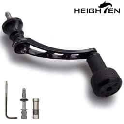 HEIGHTEN 56mm Reel Handle (With 24mm TPE Knob) for Shimano Twin Power Daiwa Certate LT Spinning Reel