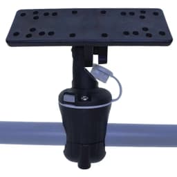 Kayak Drifting Canoe Fishfinder Mount Boat Sonar Holder for Garmin, Lowrance & Raymarine Marine Dinghy PVC Boat GPS Holder Plate