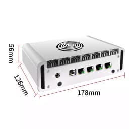 Topton Metal Firewall Mini PC Intel N150 AMD Ryzen Embedded R2314 4x2.5G LAN NVMe 6xUSB Proxmox PfSense OPNsense Home Server