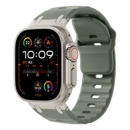 Sport Silicone Strap for Apple watch ultra 2 band 49mm Stainless Steel correa bracelet iwatch Series 9 8 7 6 5 SE 45mm 44mm 42mm