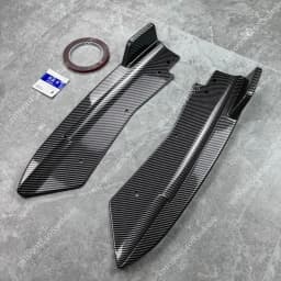 For BMW X3 G01 iX3 G08 LCI M Sport 2018-2023 Car Rear Bumper Side Canards Splitter Diffuser Corner Guard Body Kits Accessories