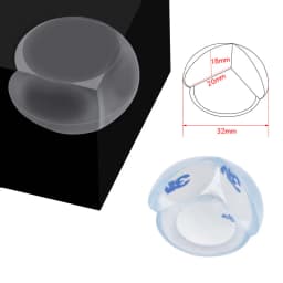 8pcs Child Baby Safety Silicone Protector Table Soft Transparent Children Anti Collision Table Corner Edge Protection Cover