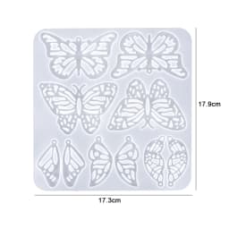 Earring Pendant Silicone Mold Epoxy Resin Mixed Style Jewelry Making Casting Molds DIY Charms Pendant Mould Creative Craft DIY