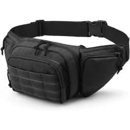 Men Nylon Shoulder Hiking Mobile Phone Bag Tactical Multi-function Waist Pack Fanny Packs Sports High-capacity Waist Bag