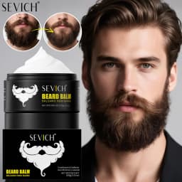 Natural Beard Growth Kit For Men Beard Thickening Care Oil Moisturizing Beard Cream Wax Beard Shampoo Conditioner Beard Styling