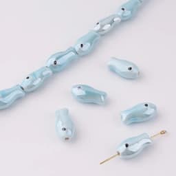 10Pcs Retro Small Fish Beads Charms Ceramic Spacer Loose Beads For Jewelry Making DIY Bracelet Accessories