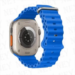 Ocean Band for Apple Watch Ultra 2 49mm 44mm 45mm 42mm 38/40/41mm silicone bracelet correa iwatch series 9 8 7 se 6 5 4 3 strap