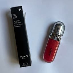 Kiko 3D Liquid Lip Glaze Transparent Lip Gloss Mirror Lipstick Nourishing Glossy Full Lips Not Fading Milk Tea Bean Paste Makeup