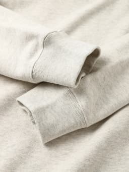 High Quality Oat Gray 520G Heavy Terry Cloth Crew Neck Sweater Men's Simple Loose Top Women sweatshirts