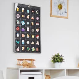 Acrylic Brooch Pin Organizers Display Commemoratives Storage Case Badge Enamels Pin Collections Holder Tabletop & Wall