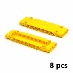 Technical Parts 64782 15458 Flat Panel Plate 1x5x11 1X3X11 Mechanical Building Blocks Car MOC Parts Brick Compatible All Brand