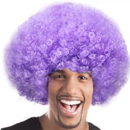 Clown Wig Afro Puff Wigs 80s Cosplay Anime Party Christmas Halloween Fancy Funny Wigs