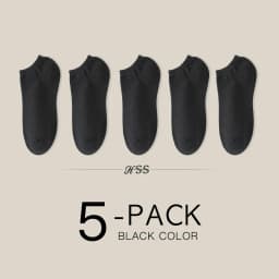HSS Brand 100% Cotton Men Socks Summer Thin Breathable Socks High Quality No Show Boat Socks Black Short For Students Size 39-44