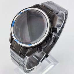 40MM Watch Case Set VK63 Movement Case Sapphire Glass Waterproof Case Luxury Men's Watch Case Fits 32.5mm Dial Case