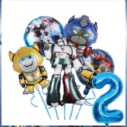 Transformation Birthday Party Decoration Plates Tablecloth Shape Shifting Robot Balloon Backdrop Baby Shower Kids Party Supplies