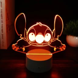3D Illusion Stitch 7/16 Color LED Night Light Smart Touch Room Decor Bedside Night Light Birthday Valentine's Day Christmas Gift