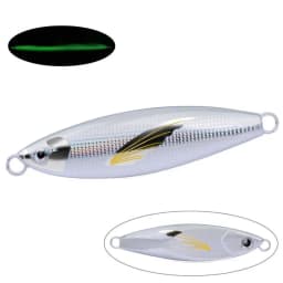 1pc 30g-120g Micro Slow Sink Quality Metal Jigging Fishing Lure Dubstep With Wing Skin Tuna Bass Spoon Jig Sea Boat Lure