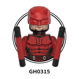Blind Box Mini Building Blocks G0147 Figures Big Goblin Spiderman Iron Man Venom Captain Hawk Deadpool Armor Christmas Gift Toys