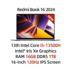 Xiaomi Laptop RedmiBook 16 Refresh RAM 16GB SSD 512GB Intel I5 12450H 13420H 16' Inch FHD Notebook Ultrabook Computer PC
