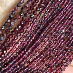 2 3 4MM Faceted Stone Beads Natural Apatite Agate Jade Amethyst Tourmaline Round Spacer Beads for Jewelry Making Diy Bracelet