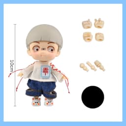 Cute YMY Whole Doll Movable Joint Doll BJD Doll Including: Doll Head Body Clothes Shoes for Obtisu11,Gsc Head Surprise Gift