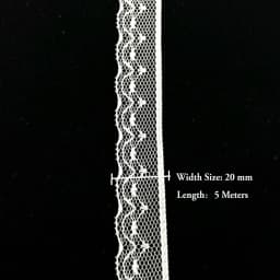 5 Meters White & Black Lace Ribbon Assorted Floral Trims for Gift Wrapping Christmas Wedding Decor DIY Crafts Sewing Accessories