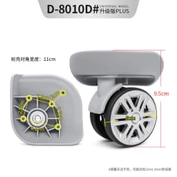 Luggage Replacement Wheels Fit for Diplomat Suitcase Rolling Casters Repair Accessories Travel Bag Repair Foot Wheels