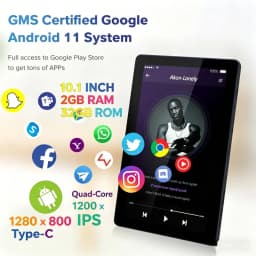 Hot Sales 10.1 Inch T10 FX10 Android 11 Tablet CPU 2GB RAM 32GB ROM A133 Quad-Core 1.4GHz 1280 X 800 IPS HD Type-C