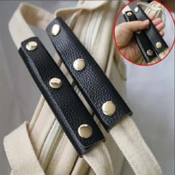 Soft Leather Suitcase Grip Protective Luggage Bag Handle Wrap Anti-stroke Stroller Shoulder Strap Pad Grip Cover Bag Accessorise