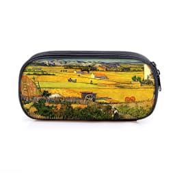 Van Gogh SunflowerThe Starry Night Paint Pencil Case Women Classic Oil Painting Stationary Bags Pencil Box School Supplies