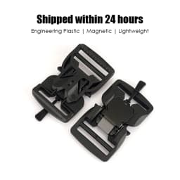 New 40mm Tactical Belt Buckle Lightweight Engineering Plastic Quick Release Magnetic Buckle for Men Canvas Military Belt Buckle