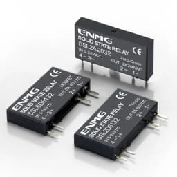 ENMG 1Pcs Slim Relay Modules DIN-Rail SSR Solid State Relay Integrated PCB 6A 2A DC Control DC AC 5V 12V 24V 220V Mount Power 41