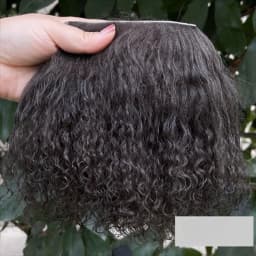 Trendy Mongolia Fur Sheepskin Wool Extensions Curly Texture Hair Row Curly Hair Extensions Durable Doll Hair Hair Wefts