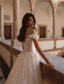 Kyoto Customized White Pearl Off the Shoulder Lace Wedding Dress Detachable Train vestidos de noiva Zip Back Formal Evening 2025